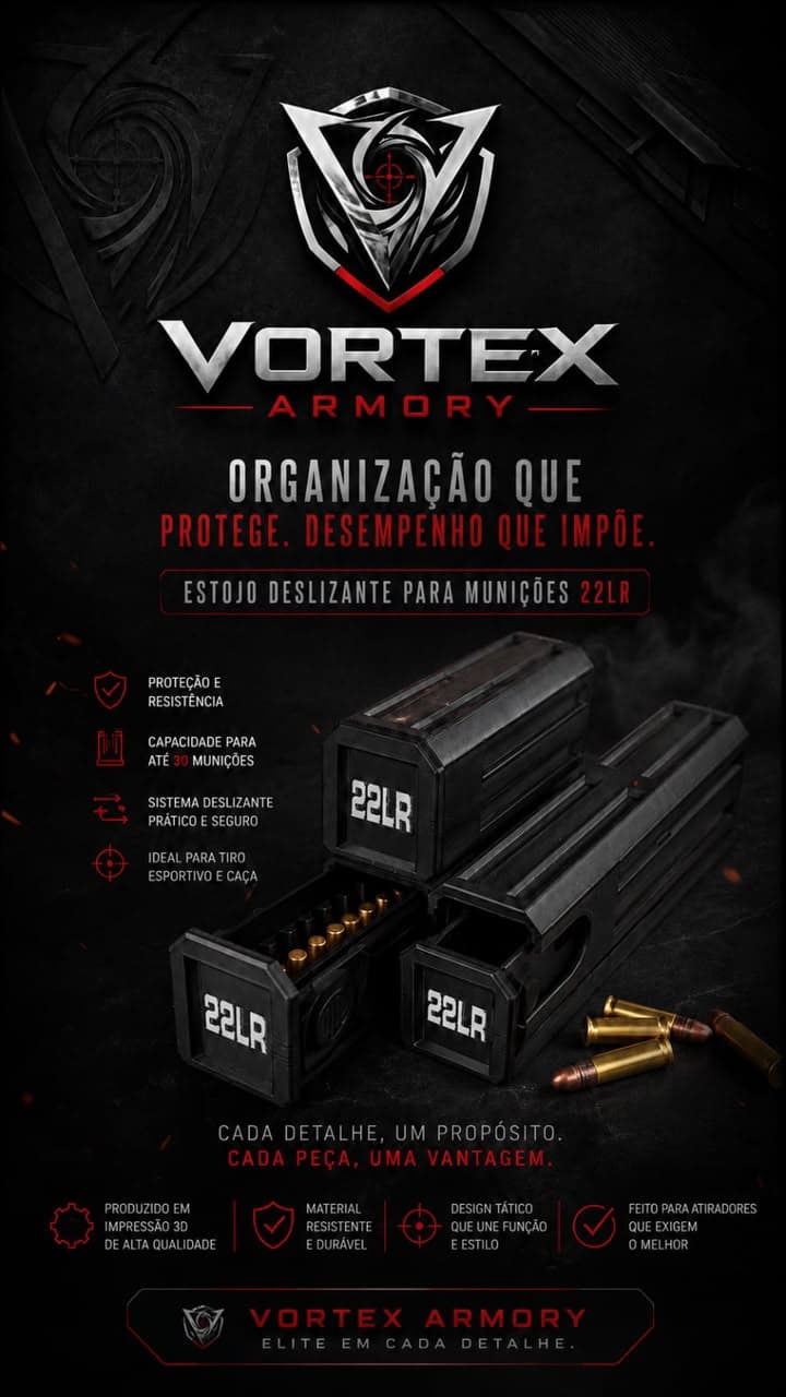 Estojo Deslizante 22LR